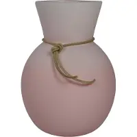 Nybro Crystal - Happy Maljakko 23 cm Vadelmakerma