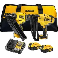 DeWalt Työkalusarja DCK246P2-QW (DCN930 + DCN660); 18 V; 2x5,0 Ah akku