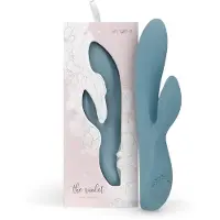 Bloom Unique Swipe-Technology Rabbit Vibrator - The Violet