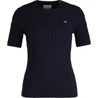 Gant for woman. 4800105 Navy Archive Shield Jersey (S), Casual, Cotton, Short sleeve