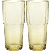 Iittala Solare juomalasi korkea 39 cl 2-pack. Tulikulta