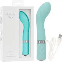 Pillow Talk Sassy - ladattava G-pistevibraattori - turkoosi