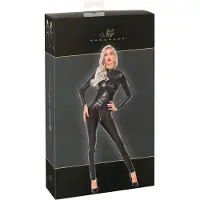 Noir - pitkä catsuit - käärmekuvio - musta - M