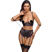 Cotelli collection Bondage BONDAGE LINGERIE SET FOR PLAY