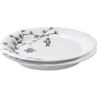 Kähler - Hammershøi Christmas Lautanen 27 cm 2 kpl Valkoinen