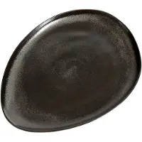 Muubs Middagstallerken Mame - Black - Ø 24 CM