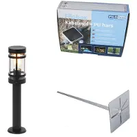 QAZQA Moderni ulkovalaisin musta 50 cm IP44 - Gleam