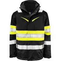 Projob 6454 Tekninen Takki En Iso 20471 Luokka 1 - Navy blue/yellow - S
