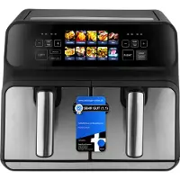 ProfiCook PC-FR 1287 H, 8 l, 2200 W, airfryer, musta, Stainless steel