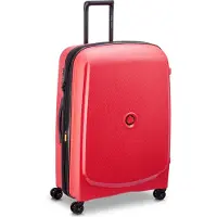 Delsey Belmont Plus 4-pyöräinen vetolaukku L 76 cm Laajennettava Punainen