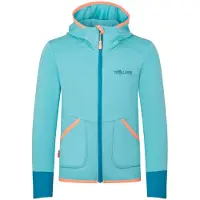 TROLLKIDS Girl's Saltfjord Jacket Svetari ja treenitakki Lapset koko 98 väri turkoosi
