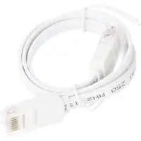 Goobay CAT 6 Flat-patch-kaapeli, U/UTP, valkoinen