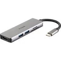 D-Link – 5-in-1 USB-C Hub with HDMI and SD/microSD Card Reader (DUB-M530)