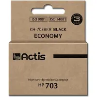 Actis KH-703BKR muste (korvaava HP 703 CD887AE; vakio; 15 ml; musta)