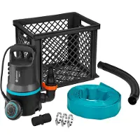 Gardena 9040-20, Painovoimapumppu, 300 W, AC, 0,6 bar, 9000 l/h, IPX8 (09040-20)