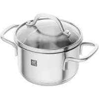 Zwilling Gryde Med Glaslåg - Silver - 80 CL