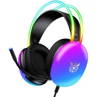 Onikuma X25 RGB langalliset pelikuulokkeet - musta