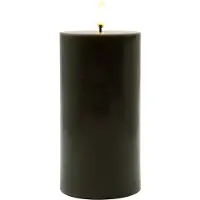 Uyuni Lighting - Halvor Bakke LED Pöytäkynttilä 7,8x15 cm Tummanharmaa