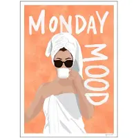 Poster & Frame - ByKammille Juliste 30x40 cm Monday mood