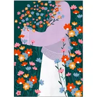 Poster & Frame - Bea Muller Juliste 50x70 cm Wildflower garden