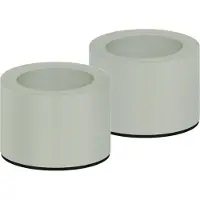 Uyuni Lighting - Taper Candles Kynttilänjalka 3,2x2,3 cm 2 kpl Dusty Green