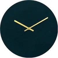 Hemverk - Felt Dark Green Seinäkello 28 cm Tummanvihreä/Kulta