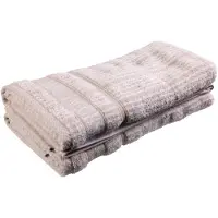Home by Ilse Jacobsen - Bath Collection Pyyhe 50x100 cm 2 kpl Sand Beige Stripes