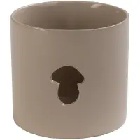 Sögne Home - Kynttilälyhty sieni 8x8 cm Beige