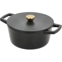 HOLM - Valurautapata 3,6 L 22,5 cm Musta