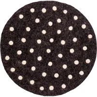 A world of craft - Felt Istuintyyny 37 cm Musta pilkullinen