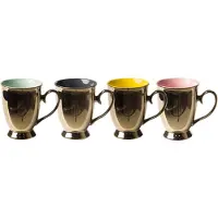 Pols Potten - Legacy Muki 12 cm 4 kpl Kulta/Monivärinen