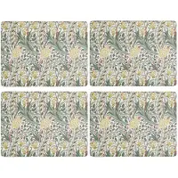 Pimpernel - Morris & Co Pöytätabletti Daffodil 30x40 cm 4 kpl