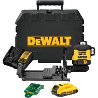 DeWalt Ristilinjalaser DCLE34031D1-QW; 18 V; 1x2,0 Ah akku