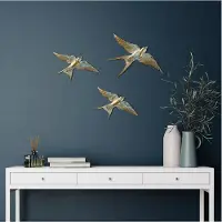 Opviq -seinäkoriste Flying Swallow 1, 3 kpl