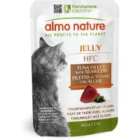 Almo nature 24x55g Jelly Pouch tonnikalafilee & levät HFC Kissanruoka