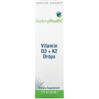 Seeking Health D-vitamiini + K2-tipat - 30 ml