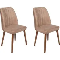 Skye Decor 2-osainen tuolisarja , beige/ruskea