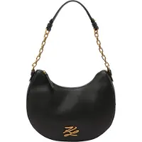 Karl Lagerfeld Autograph Olkalaukku Nahka 28 cm Musta