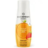 SodaStream Siirappi Classics Orange & Mango Zero (-hiilihapotuslaitteille), 440 ml