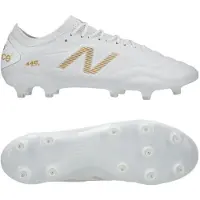 New Balance 442 V2 Elite Fg 10 Year - Valkoinen/kulta - Nurmi (Fg), koko 38½