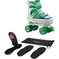Hudora Roller Skates Sneaker Green Size 36-39