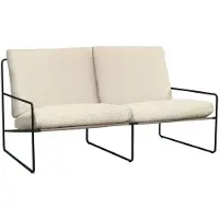 Ferm Living Desert 2-istuttava sohva Black/Off-white