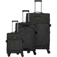 Travelite Briize 4-pyöräinen Matkalaukkusetti 3-osainen Laajennettava Harmaa
