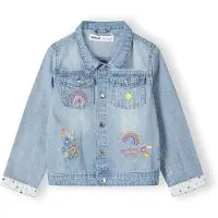 MINOTI Välikausitakki sininen denim / keltainen / oranssi / vaaleanpunainen