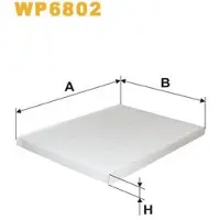 WIX FILTERS Suodatin, sisäilma WP6802