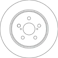 TRW Jarrulevy (1kpl) DF6828