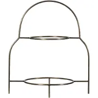 House Doctor Plate Stand, Hdsana, Antique Brass - Gold - 32X21.7X37CM