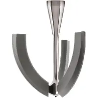 Smeg - Joustavareunainen sekoitin SMFB02 Ruostumaton/Silikoni