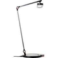 Brilliant Led pöytävalaisin Officehero, himmennettävä, Musta, Työhuone/toimisto, Alumiini