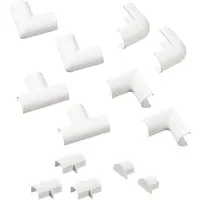 D-Line adapterisetti 20X10MM, valkoinen